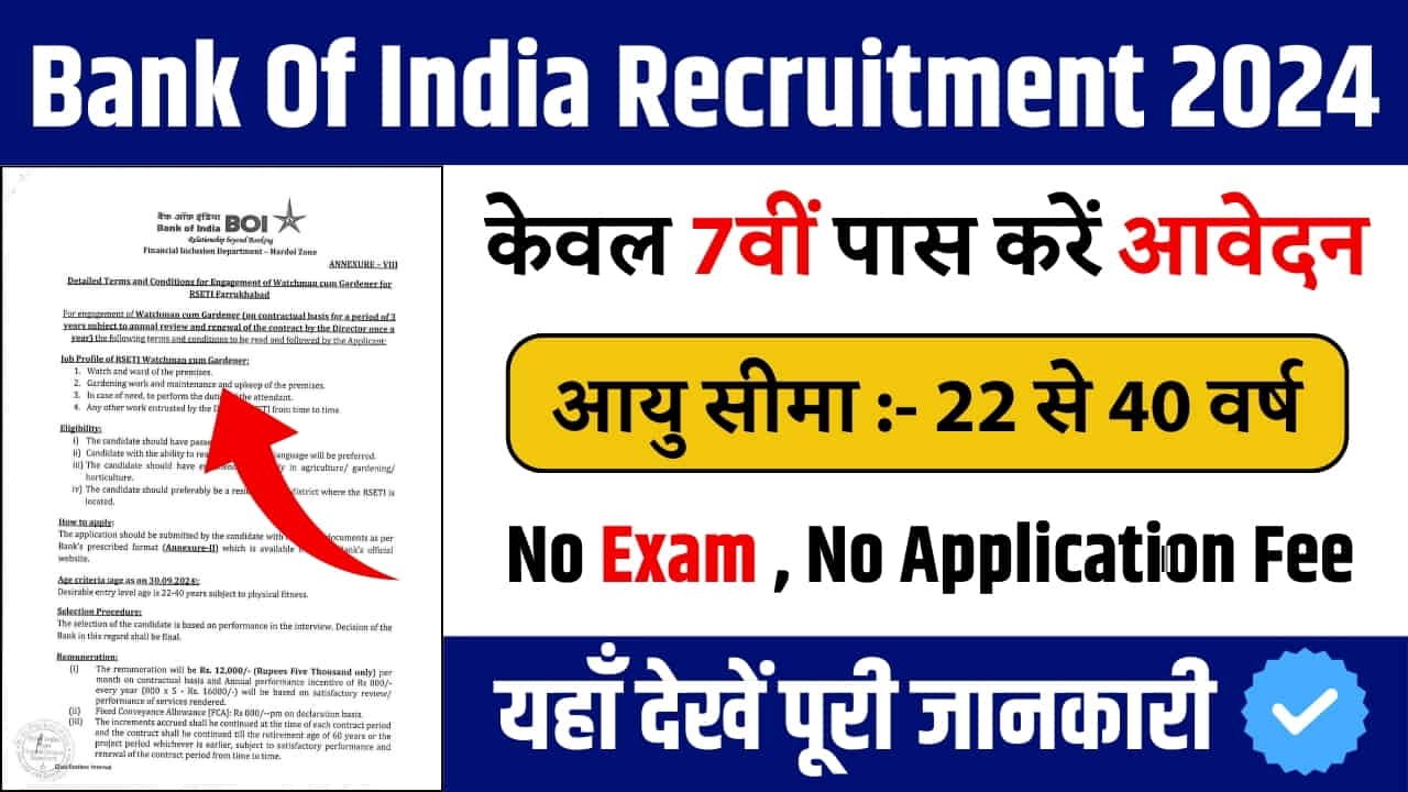 Bank Of India Recruitment