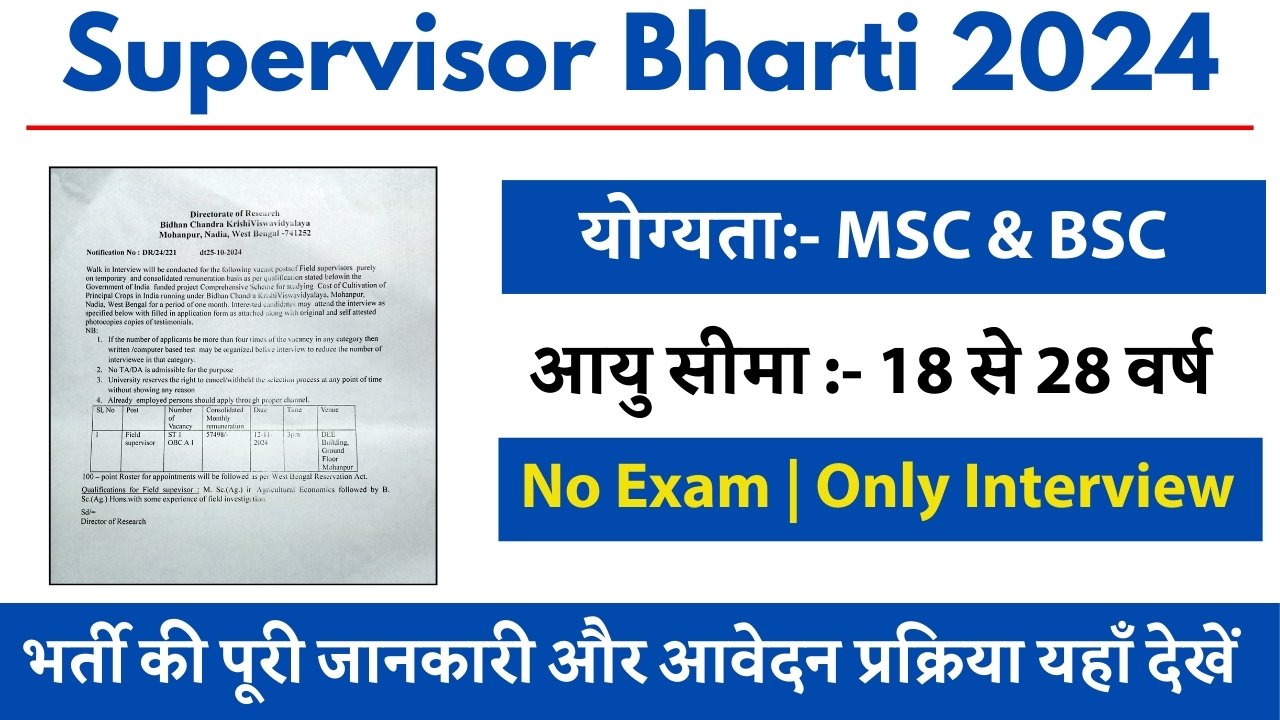 Supervisor Bharti 2024